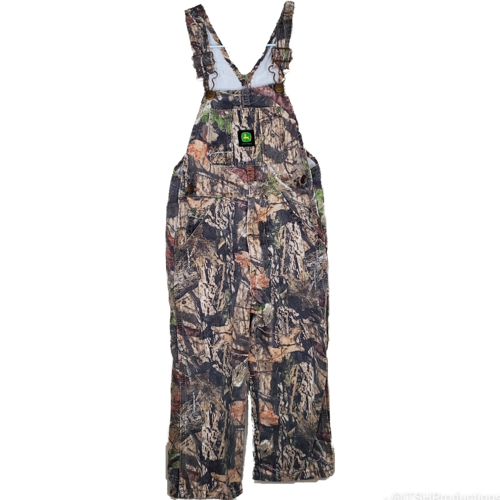 11) JOHN DEERE Kids Overalls Sz. 5 Big Kids